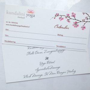 Cadeaubon Kundalini Yoga & Massage